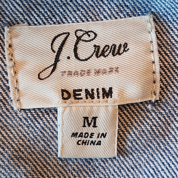 J Crew Denim Jacket sz M - Picture 3 of 4